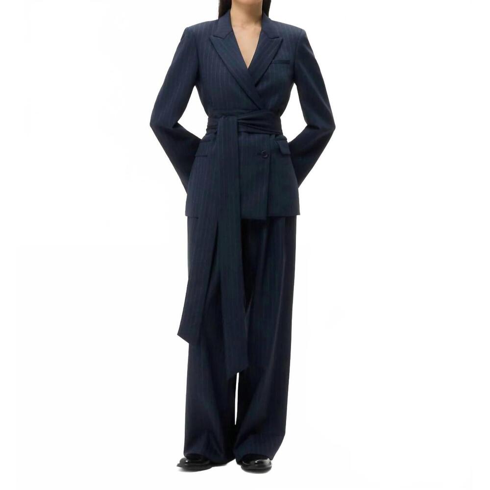 NEW TWP delancey insignia jacket in blue - Picture 3 of 7